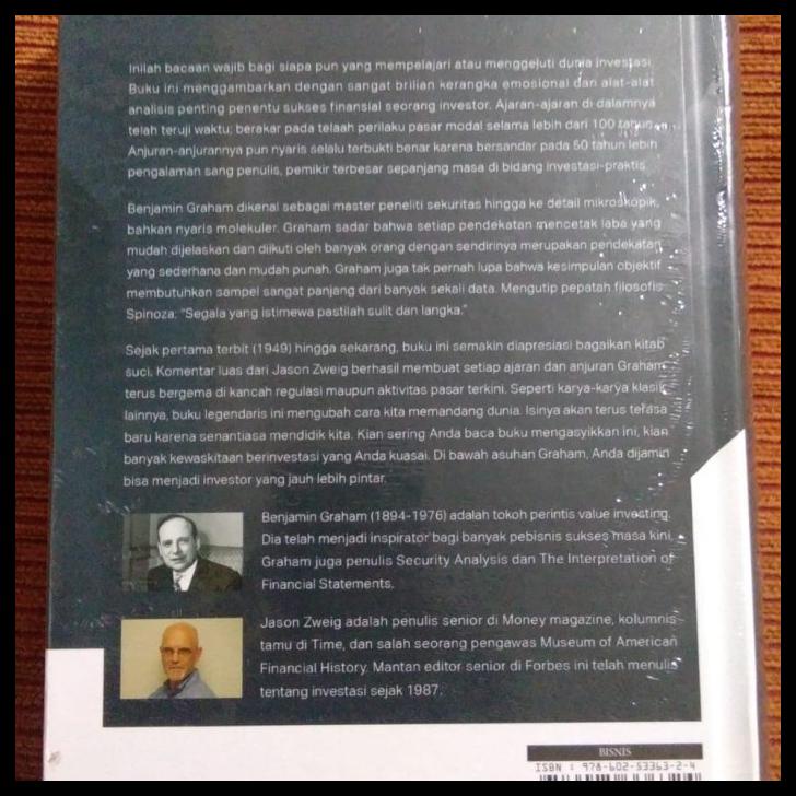 

TERBARU BUKU THE INTELLIGENT INVESTOR HC AJARAN AJARAN INTI DALAM BERINVESTASI TERBARU