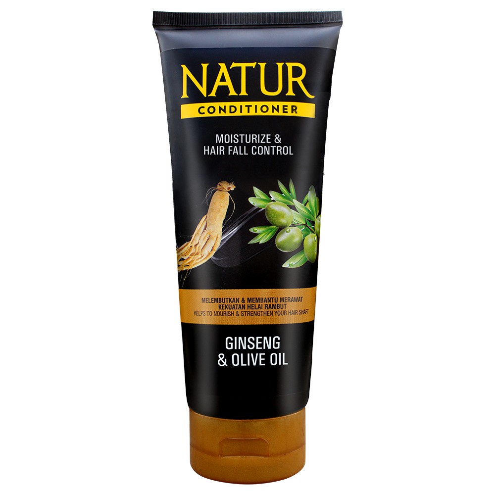 Natur Conditioner 165 ml / Natur Conditioner Gingseng &amp; Olive Oil / Natur Conditioner Moringa Oleifera &amp; Sweet Almond Oil / Natur Conditioner Olive Oil &amp; Aloe Vera