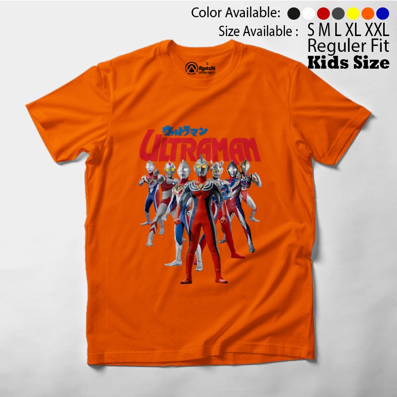 Baju Kaos Atasan Anak Laki-Laki Agatchi Motif Ultraman