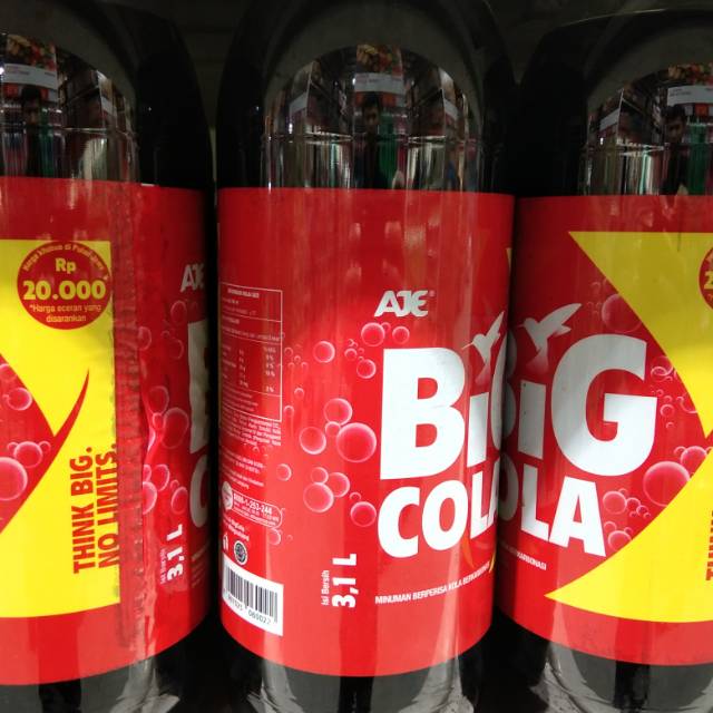 

Big Cola ukuran 3.1 liter x 12 pcs all variant