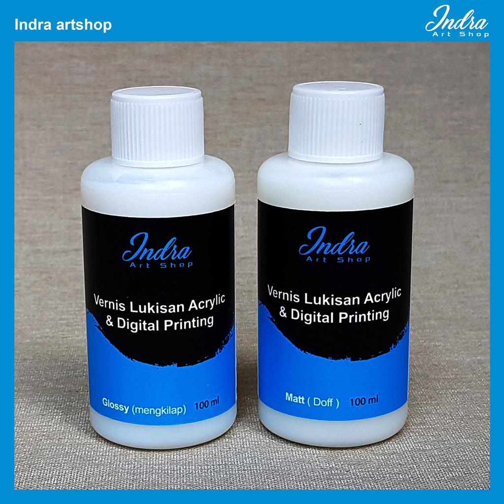 

Varnish Lukisan Acrylic & Digital Printing, indra art shop, 100 ml