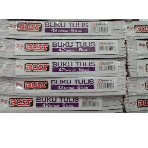 

(kode-597) [ PACK ] BIG BOSS 42 Lembar - 42 lbr Buku Tulis !