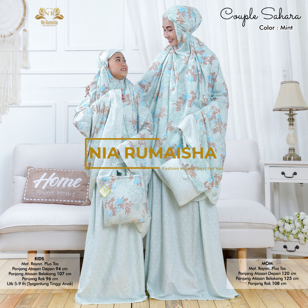 Mukena Couple Ibu dan Anak (Mukena Couple Sahara) by Nia Rumaisha