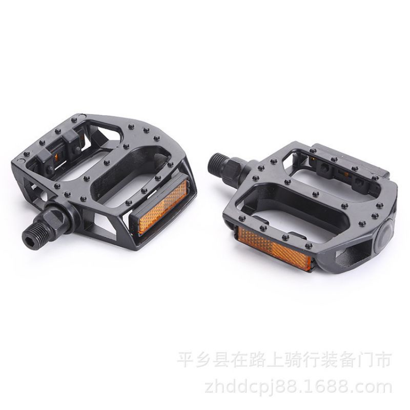 Pedal Sepeda Aluminium Anti-Slip AS BESAR Sepeda Gunung lipat mini PELOR AS 9/16 - JT410 - Black