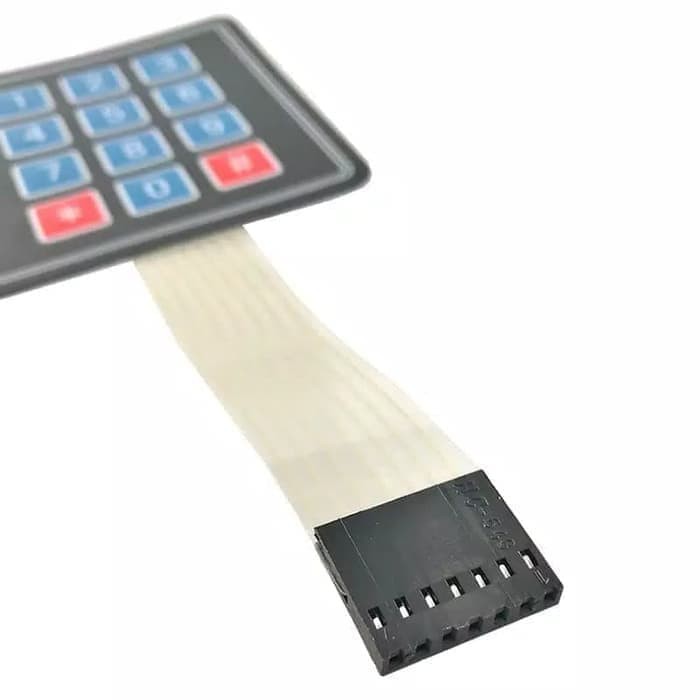 Modul Membrane Switch Keypad 12 Key 3 x 4 Matrix Array 3x4