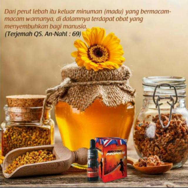 BRITISH PROPOLIS Suplement kesehatan. Mengobati maag, sakit gigi, flu, demam dll