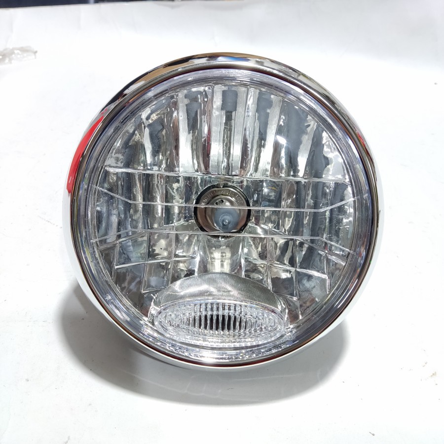 lampu depan reflektor vixion bulat bisa untuk semua motor sport bulat