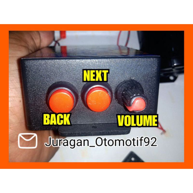 klakson mundur mobil / alarm atret lagu / atret mundur mp3 lagu /alaram mundur truk 12/24VOLT