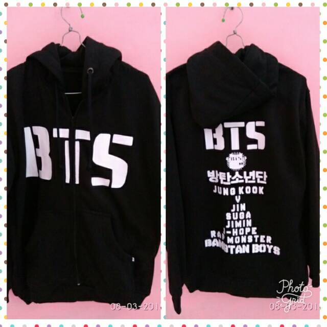Jaket Zipper BTS KPOP