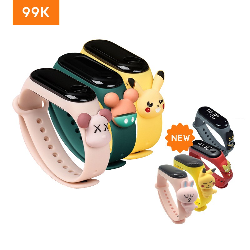 99K Jam Tangan Anak Digital Led Karakter