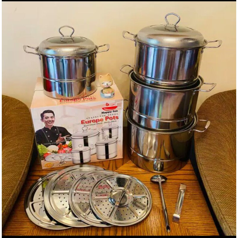 STEAMER EUROPE POTS HAPPY FUN