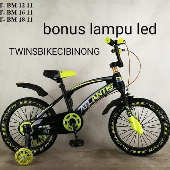 Sepeda Anak 16 Bmx Atlantis Lampu