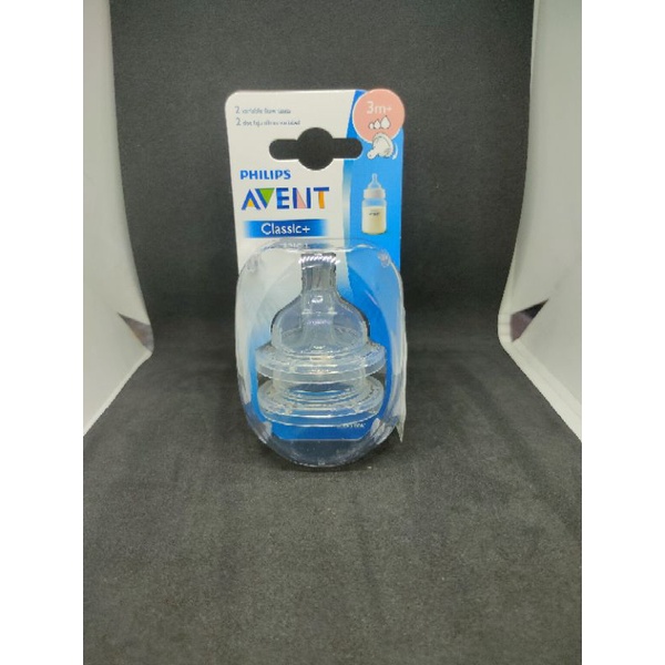 Philips Avent Classic+ Nipple 6m+ Dot Philips Avent Classic+ repack 1 pcs ORI