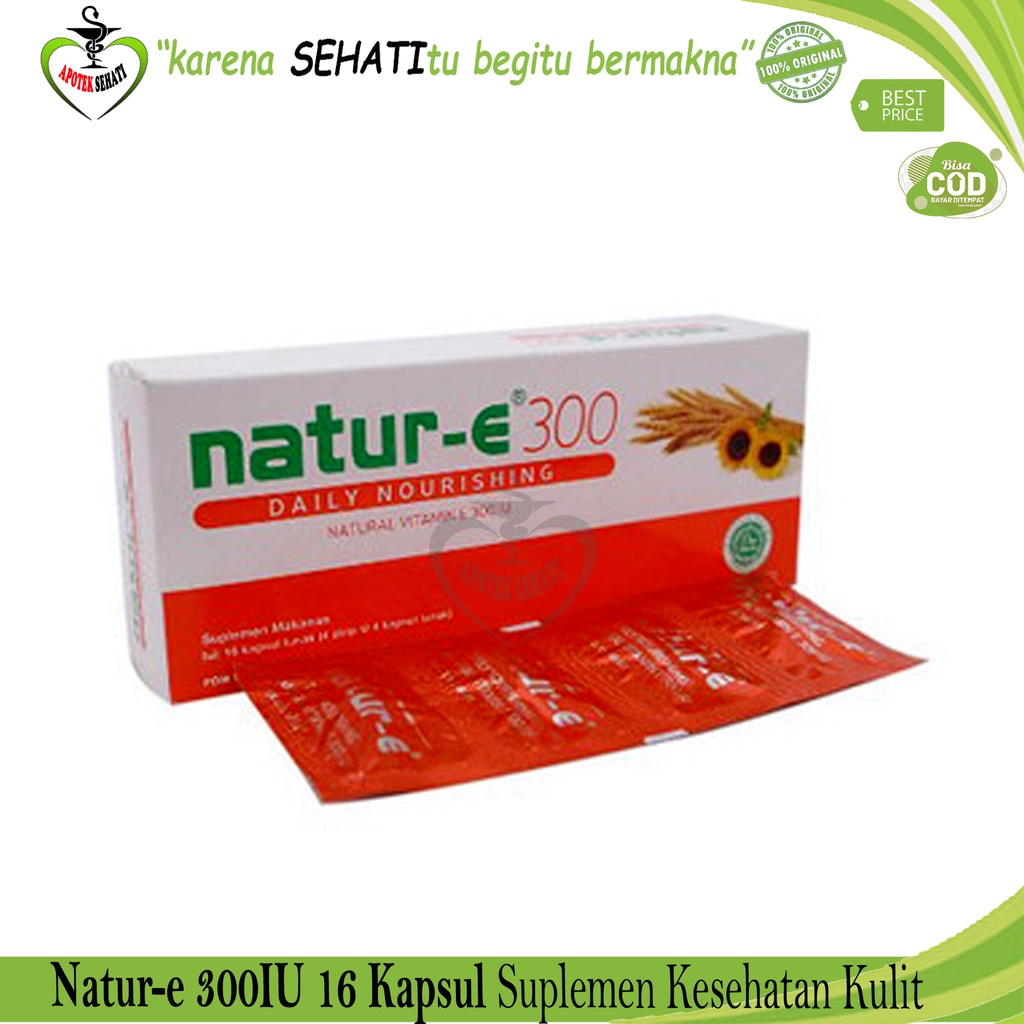 NATUR E 300IU 16s VIT E SUPLEMEN KULIT ANTIOKSIDAN