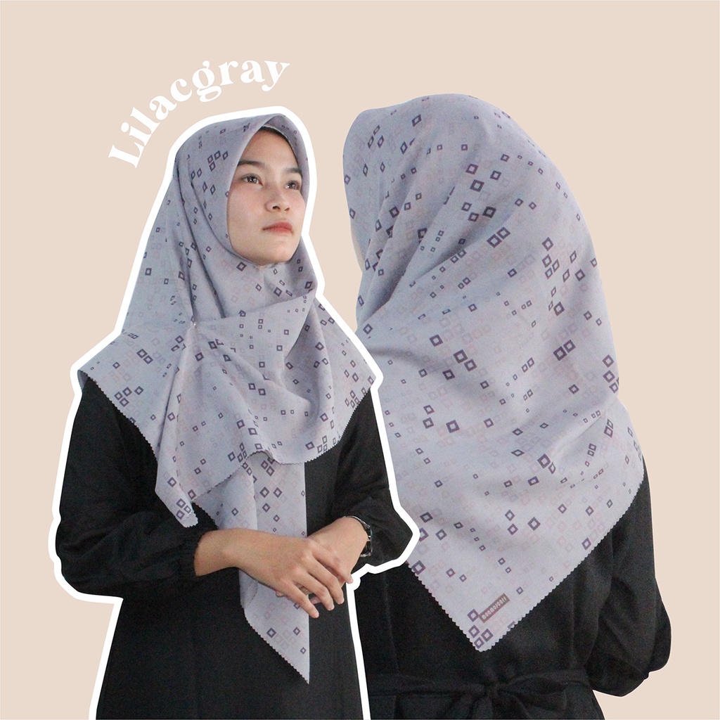 Kerudung Segi Empat 110x110 | Hijab Voal Premium | Jilbab Basic Series