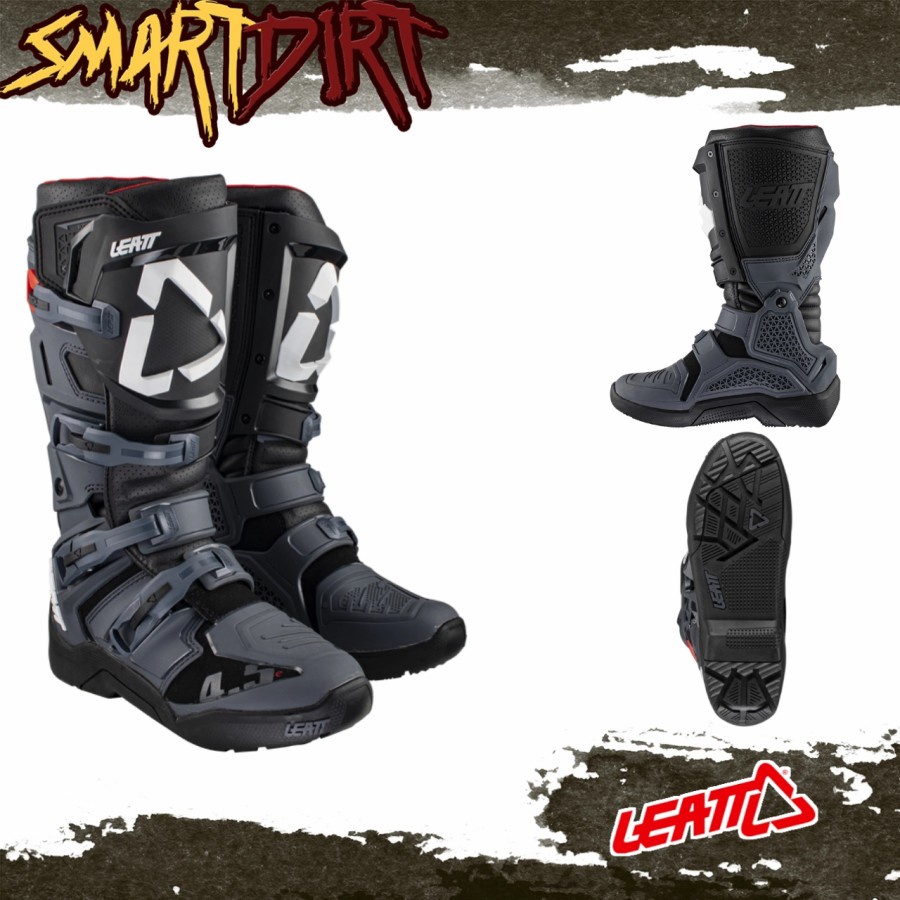 SEPATU LEATT ENDURO 4.5 BLACK GREY ENDURO LEATT 4.5 ORI