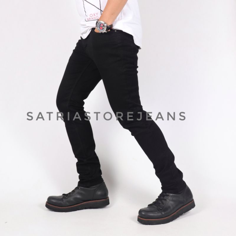 Celana jeans/Celana skinny/Celana panjang jeans skinny black