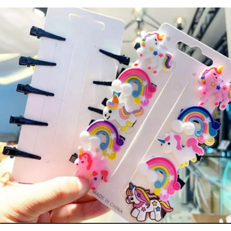 Jepit rambut anak karakter 10pcs
