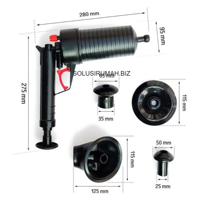 POMPA WC ANGIN SIKU DRAIN BUSTER SYRINGER BENGKOK WASTAFEL HP TEKANAN