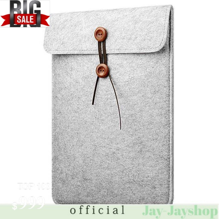 Rhodey Felt Button Style Sleeve Case Laptop Ultrabook - DA58