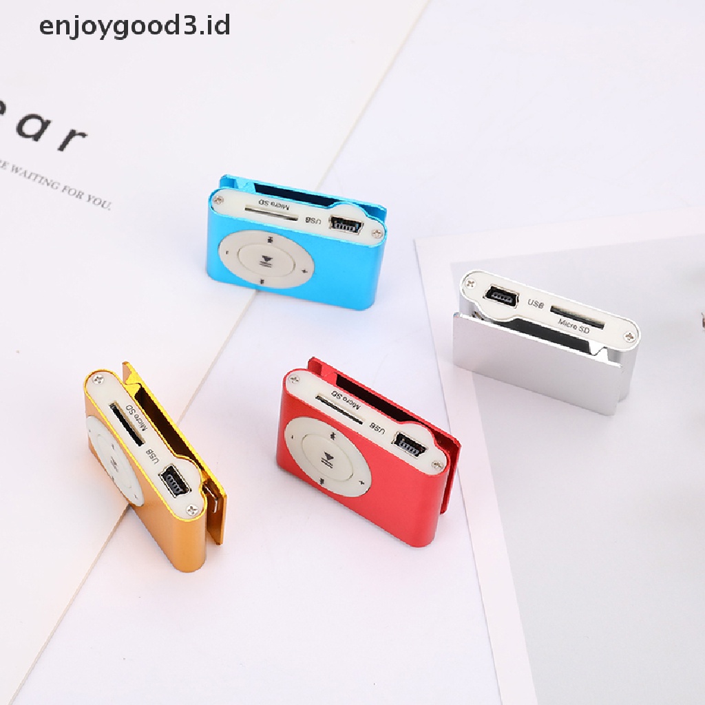 Mp3 Player Mini Portable Support Kartu Tf