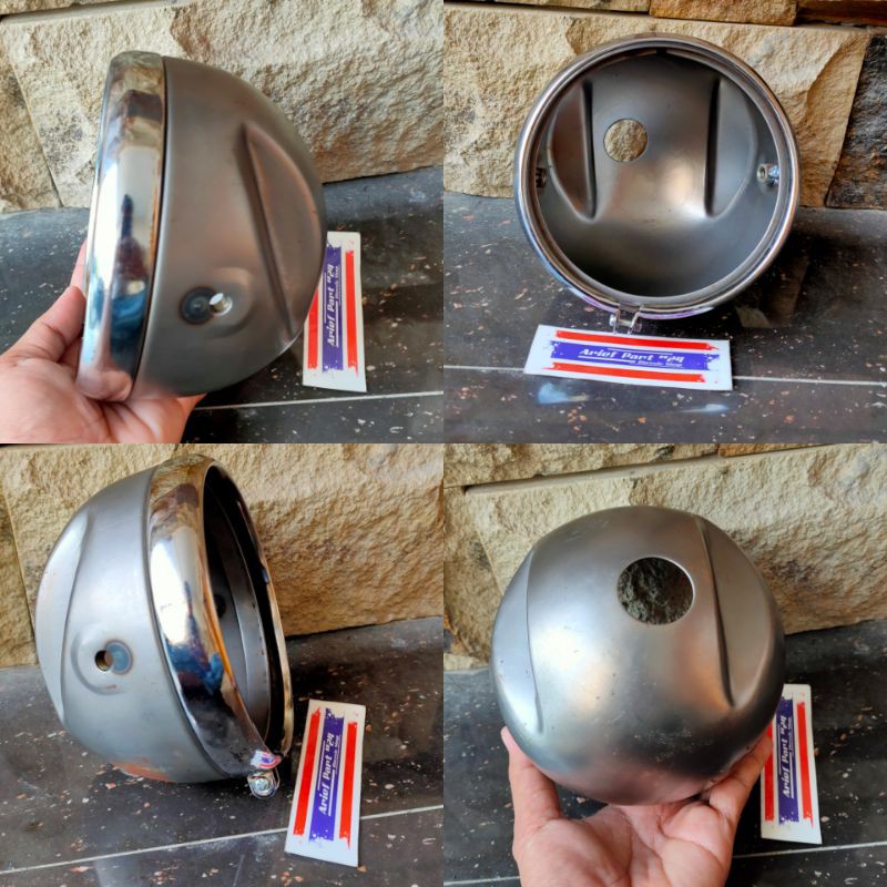 batok cb125 pres batok lampu cb125 detail original pres tebal