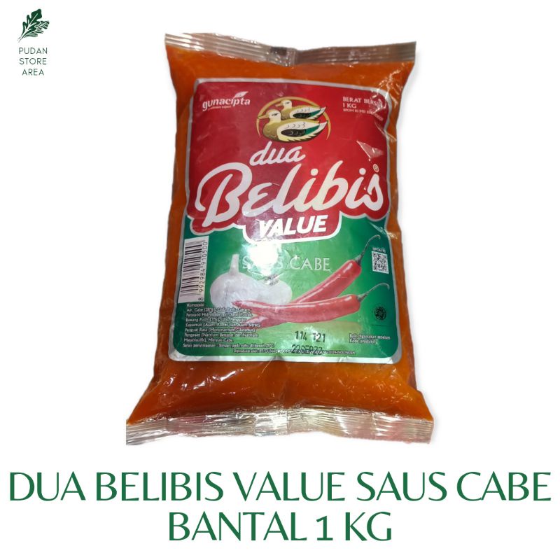 

DUA BELIBIS VALUE SAUS CABE 1 KG (BANTAL)