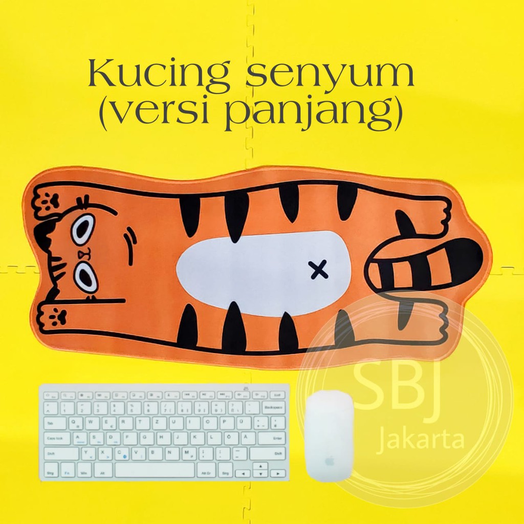 Mouse Pad Korea Premium Tebal kualitas Top Anti Slip Motif Kartun SB02 Large Size mousepad
