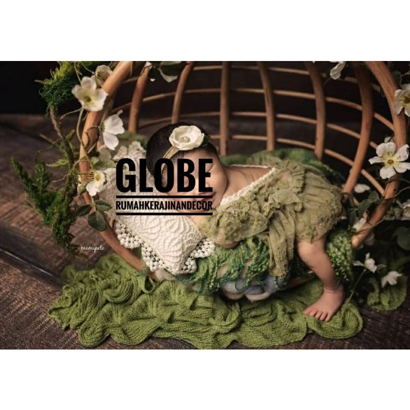 keranjang properti foto bayi rotan / rotan gantung kursi ayunan / baby newborn props / baby property