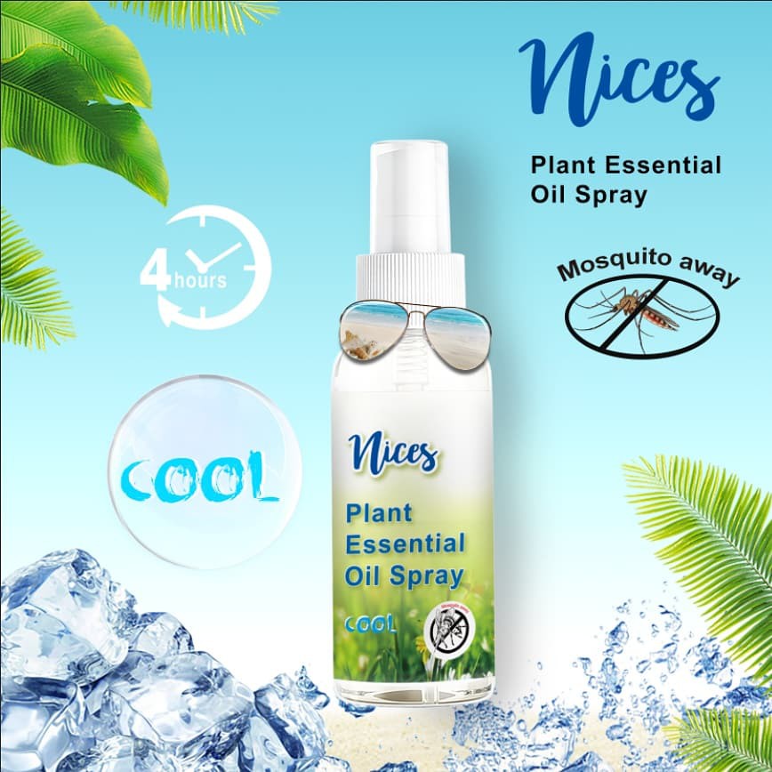 Nices Citronella Oil Cairan Penolak Nyamuk Model Semprot Ukuran 60ml Spray Shopee Indonesia