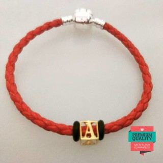 Promo Gelang  tali  bisa request huruf  merah gelang  huruf  