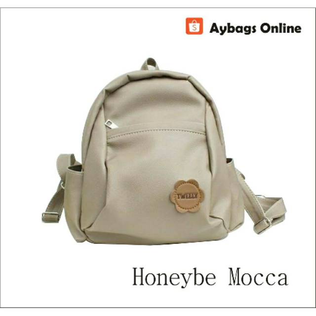 HONEYBE RANSEL TAS  RANSEL WANITA KULIT SINTETIS PREMIUM 