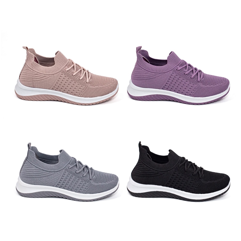 Sepatu Wanita Sneakers Bertali Wanita Import Cewek Sport Shoes Kasual Fashion Shoes Wanita A3061