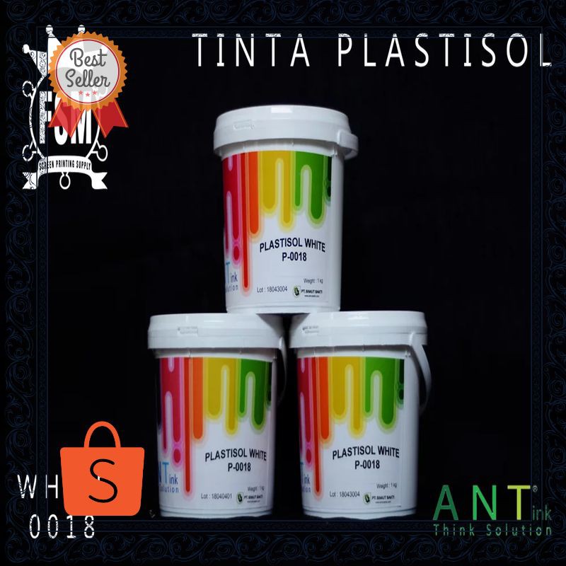 

Termurah Tinta Sablon Plastisol ANT White Kekinian