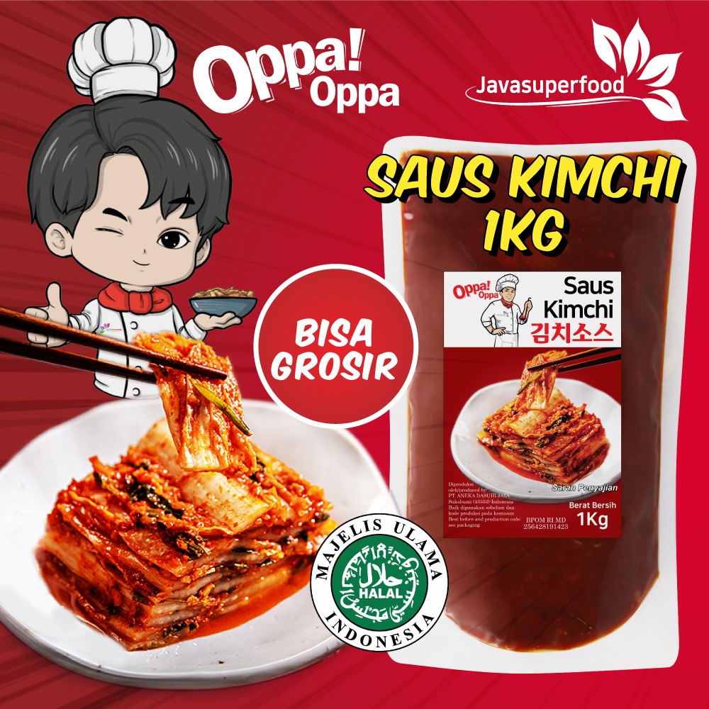 Saus Instan Saus Kimchi Korea 1kg/ Sauce Kimchi Korea Saus Oppa!Oppa