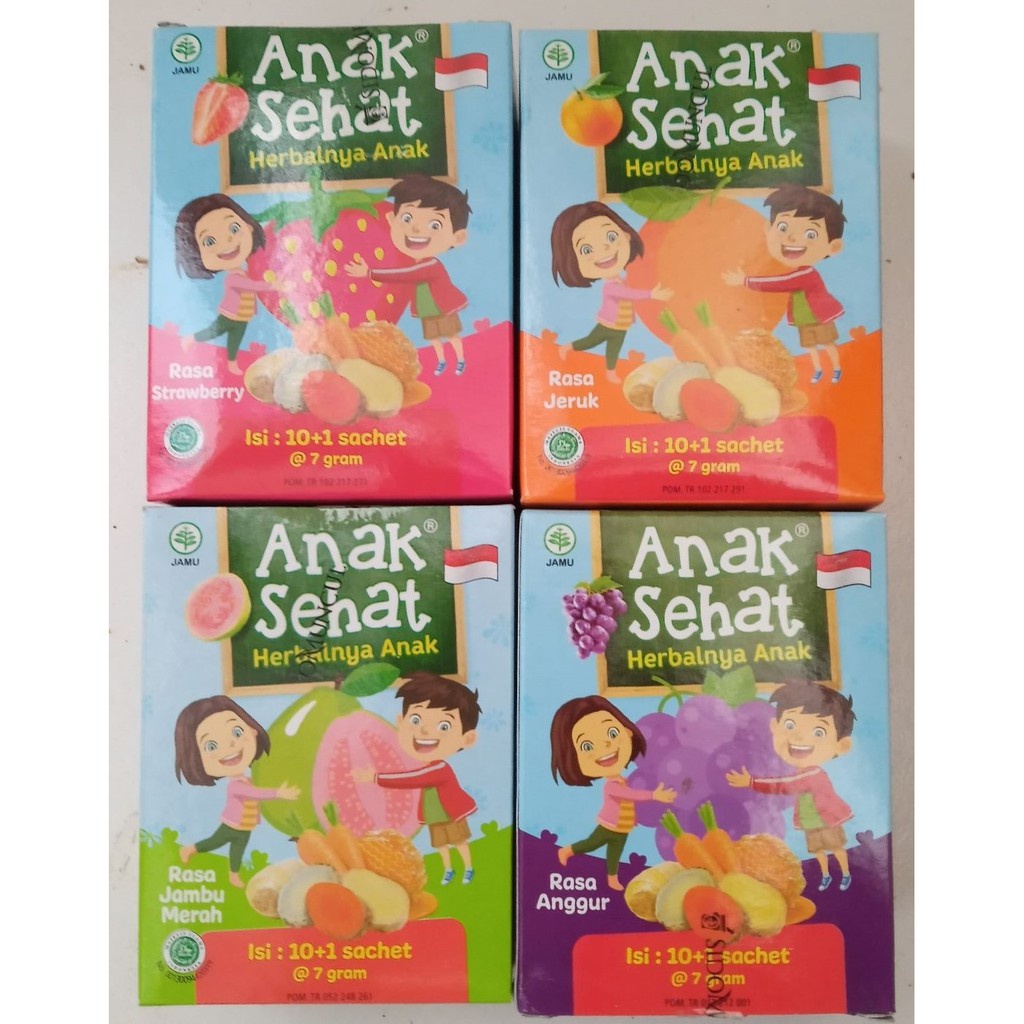 Jamu Anak Sehat Sido Muncul 1 box isi 10 Sachet