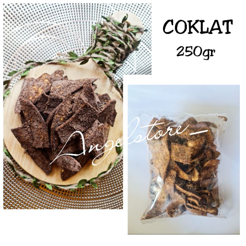 Keripik Pisang Aneka Coklat Asli  YenYen Lampung 225 gr Keripik Pisang Coklat Aneka Asli Lampung