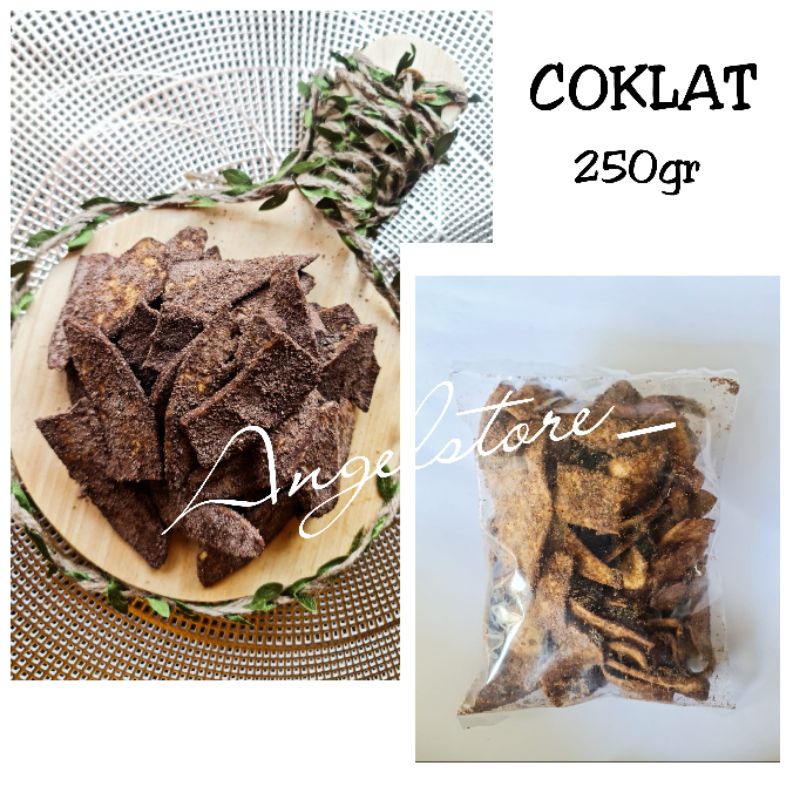 Keripik Pisang Aneka Coklat Asli  YenYen Lampung 225 gr Keripik Pisang Coklat Aneka Asli Lampung