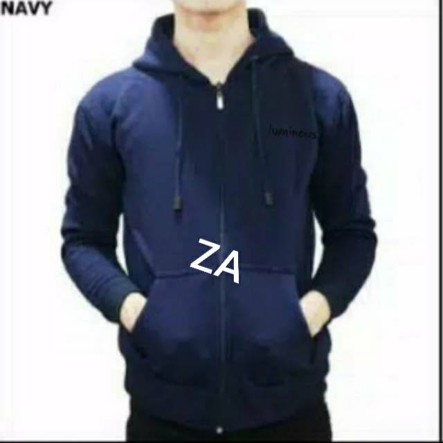 JAKET POLOS HOODIE JUMBO L-XXXL