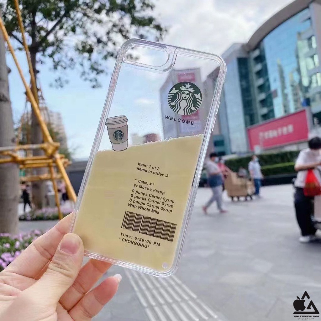 Softcase Lucu 3D Cup Coffee Starbucks iPhone 13 PRO MAX 12 PRO MAX 11 PRO MAX XR X XS MAX 7 7+ 8 8+ SE 2 3 6 6+ 14 PRO MAX PLUSSoft Clear Case Water Kopi Mocha Korean Bening SILIKON MEWAH