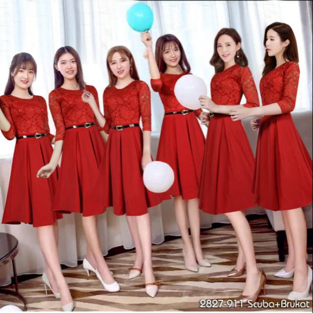 DRESS SCUBA BRUKAT 2827