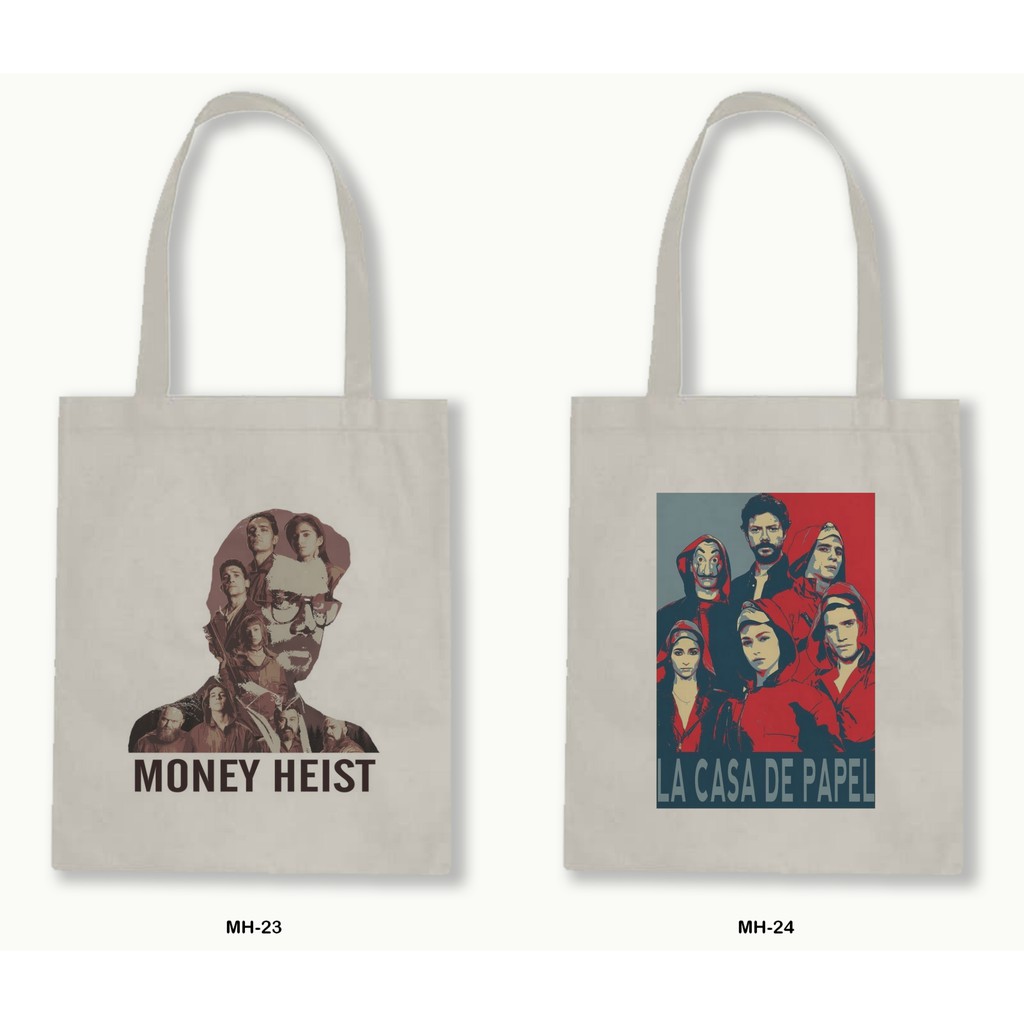 TOTE BAG BLACU 30X40-MONEY HEIST-02