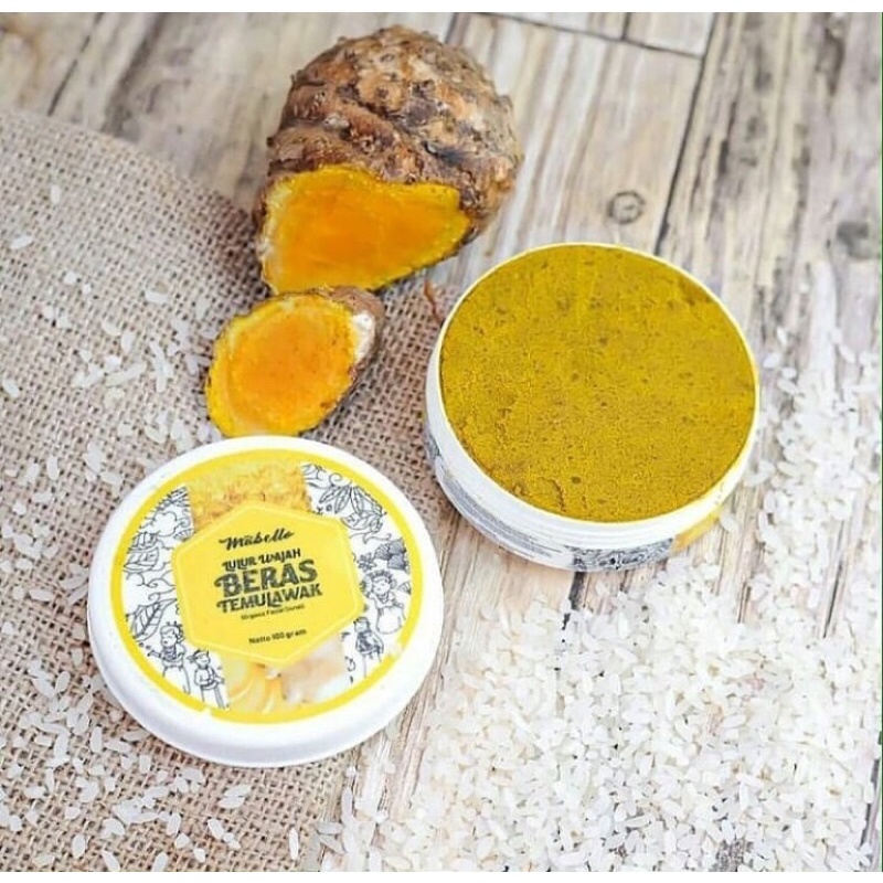 Masker temulawak mabello/masker organik/masker wajah mabello/maskerrempah