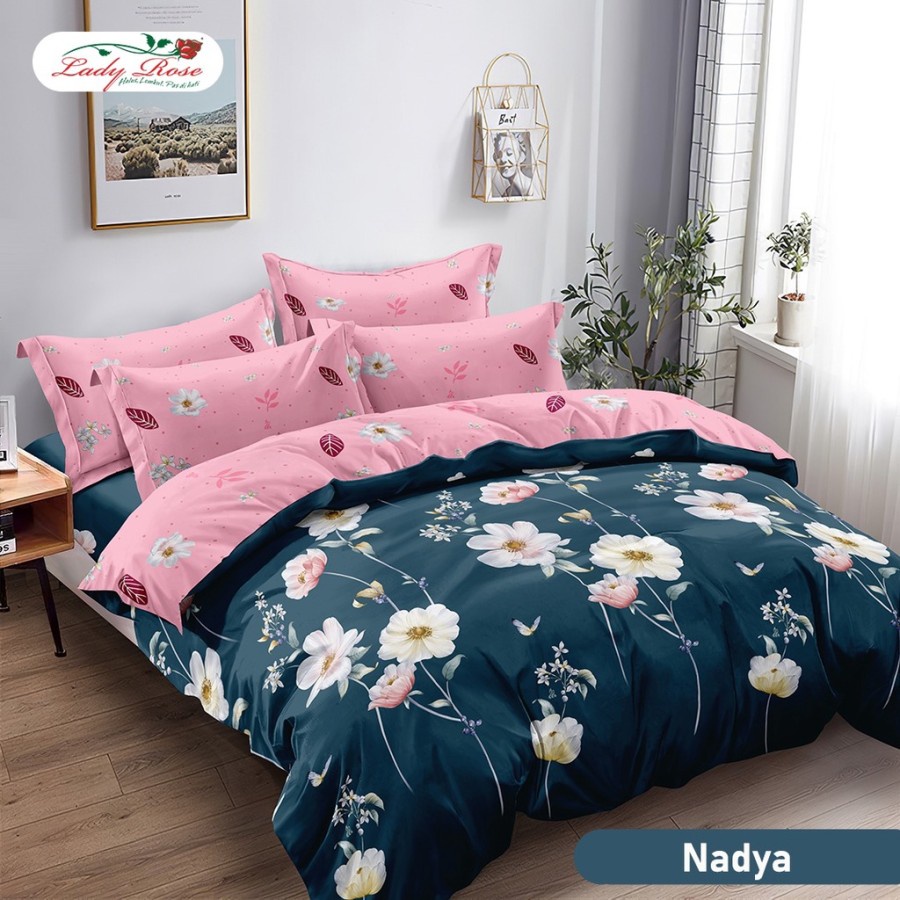 GROSIR SPREI @BEDCOVER LADY ROSE RUMBAI KING @NADYA