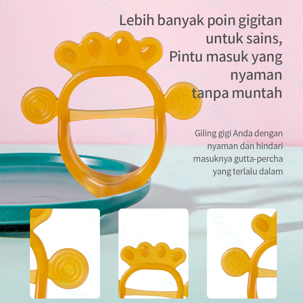 Sweetybayi Teether bayi slikon/gigitan bayi teether Bentuk Gelang