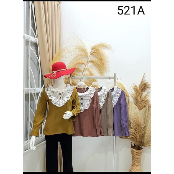 SET ATASAN SINLI YUNA BLOUSE IMPORT ATASAN WANITA IMPORT GUCCI RENDA REMPEL DIAMORE GROSIR ASLI