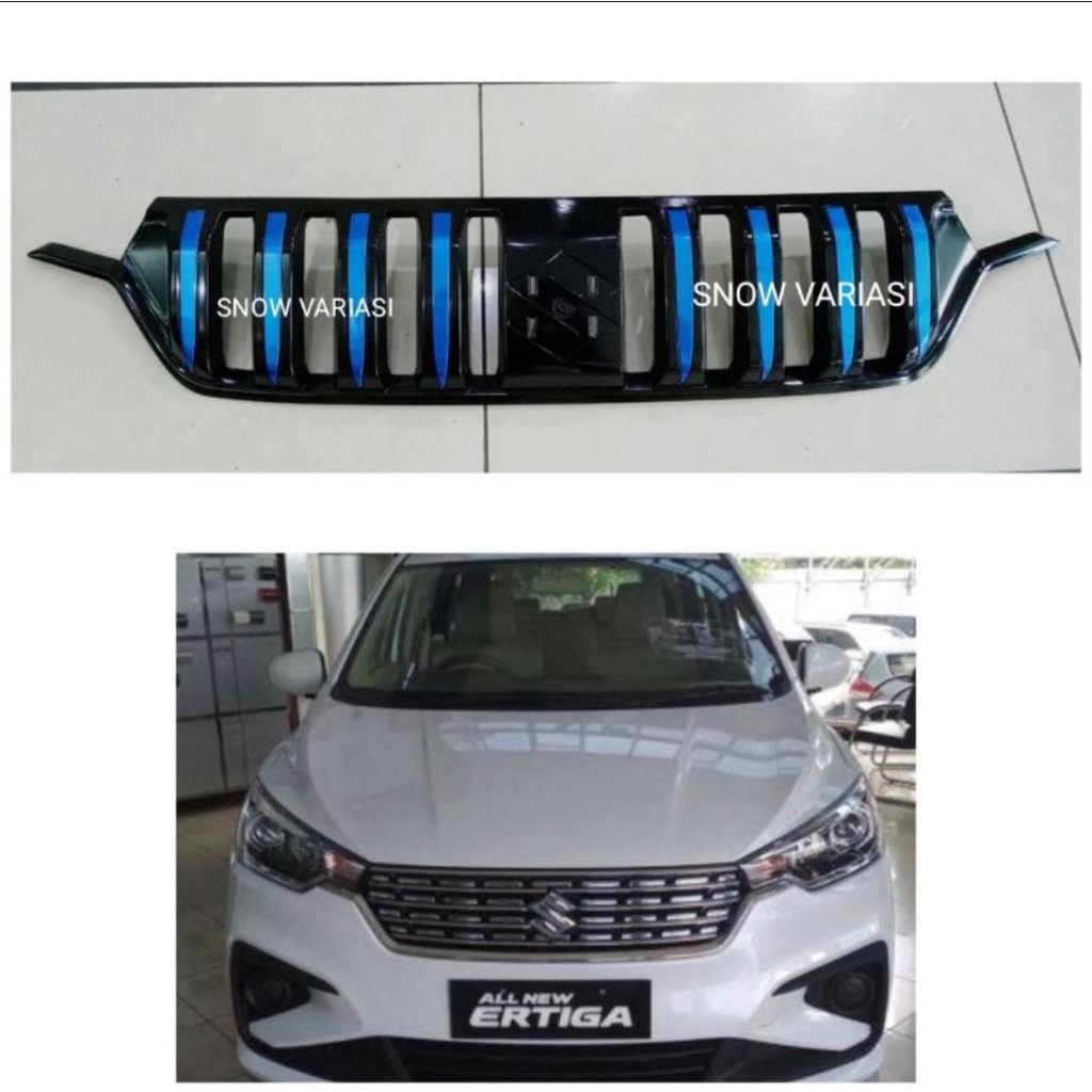 Grill Bumper Depan All New Ertiga 2018 2021 2022 2023 Appolo Hitam