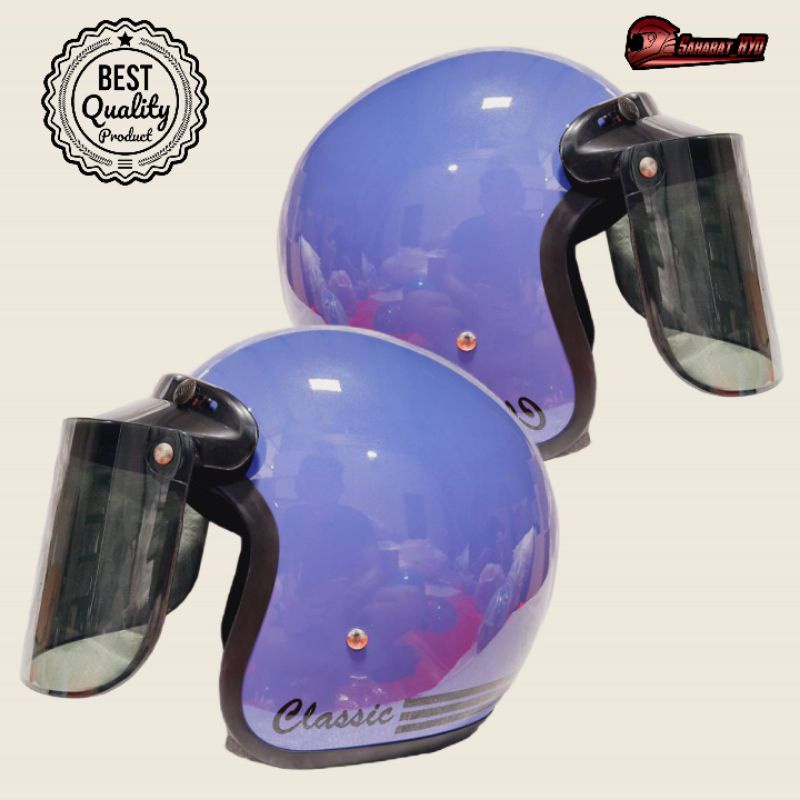 HELM BOGO MOTOR DEWASA MURAH SNI CEWEK HIJAB COWOK PRIA WANITA