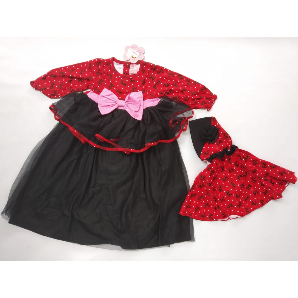 Gamis pita mi angel - baju muslim anak
