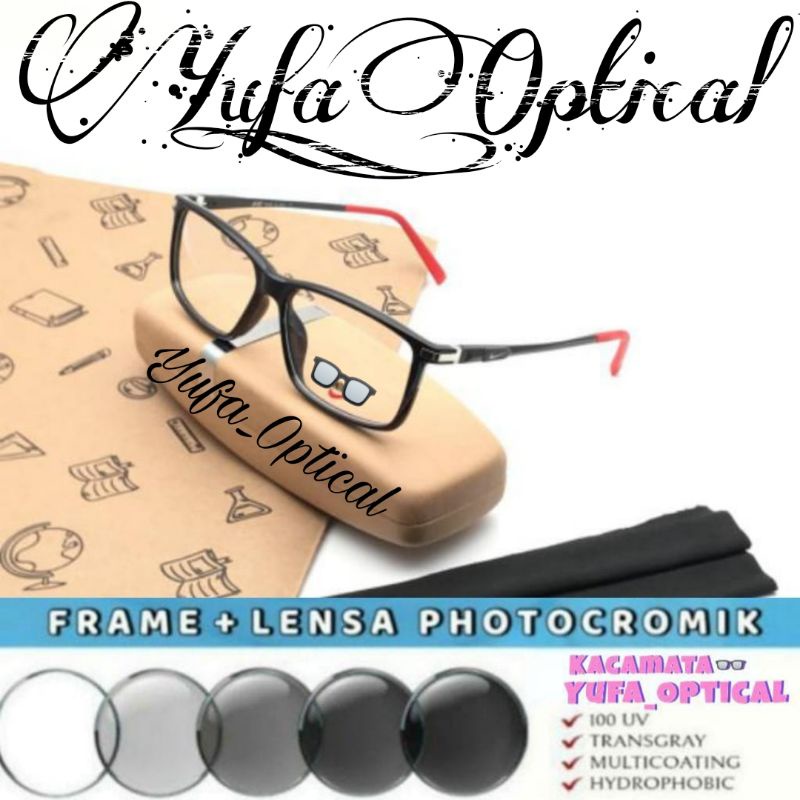 FRAME KACAMATA SPORTY KACAMATA PRIA WANITA LENSA ANTIRADIASI MINUS CYLINDER KACAMATA BACA KACAMATA P